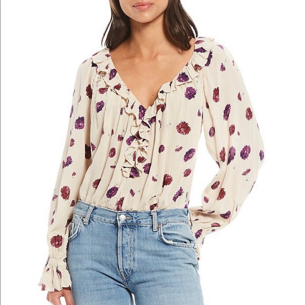 Free People Poppy flower bodysuit 🌺 - Picture 4 of 5